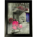 Iconic 3D 25x35cm - Pink Vespa