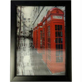 Iconic 3D 25x35cm - London Phone Boxes