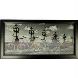 Iconic 3D 23x50cm - 5 Bikes