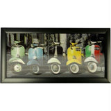 Iconic 3D 23x50cm - 5 Vespas