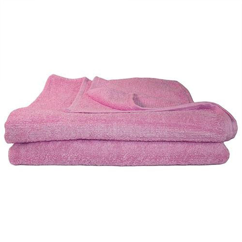 1x Bath Towel Pink