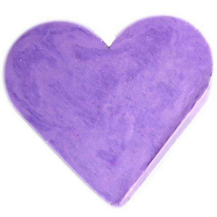 6x Heart Guest Soaps - Lavender