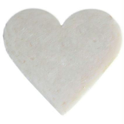 6x Heart Guest Soaps - Coconut