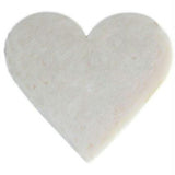 6x Heart Guest Soaps - Coconut