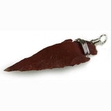 Arrowhead Pendant - Camel Agate