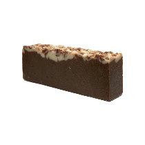 Chocolate Olive Oil Artisan Soap Slice