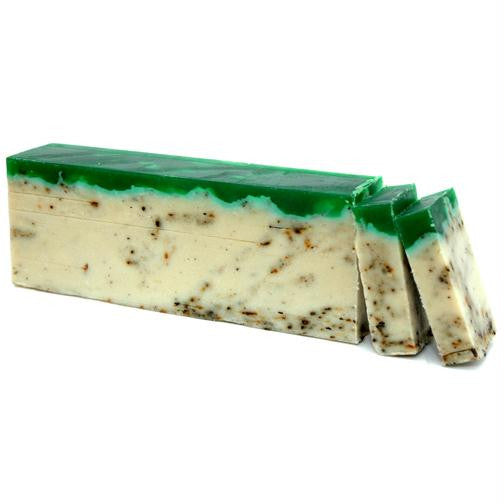 Green Tea Olive Oil Artisan Soap Slice