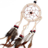 6xBali Dreamcatchers - Small Round - Cream-Coffee-Choc