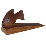 Handcarved Wooden Door-Stop - Fish