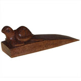 Handcarved Wooden Door-Stop - Turtle