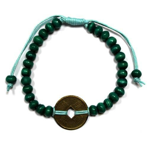 Good Luck Feng Shui Bracelet - Green