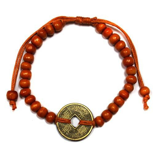 Good Luck Feng Shui Bracelet - Orange