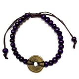 Good Luck Feng Shui Bracelet - Purple