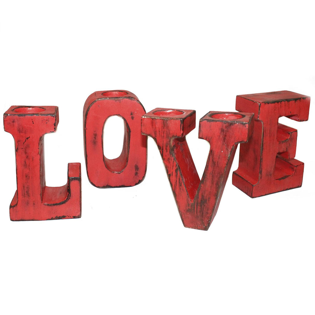 Big Letters - LOVE - Redwash