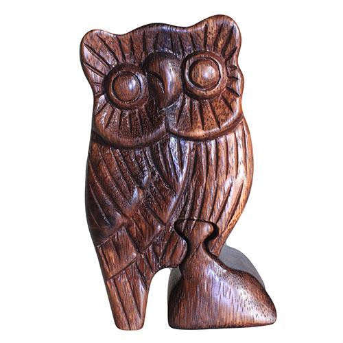 Bali Puzzle Box - Owl