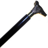 Walking Stick with brass handle - Fox Head