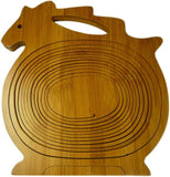 Bamboo Fruit Basket - Horse