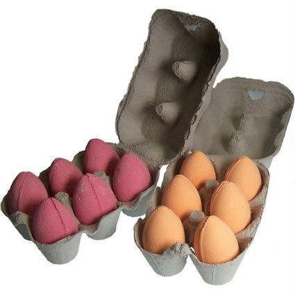 Box of 6 Bath Eggs - Banana - Yellow (6x 50gm)