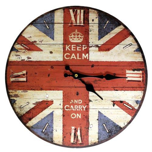 Clock - Keep Calm & Carry On