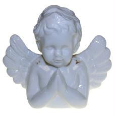 Angel Praying Oil Burner - White