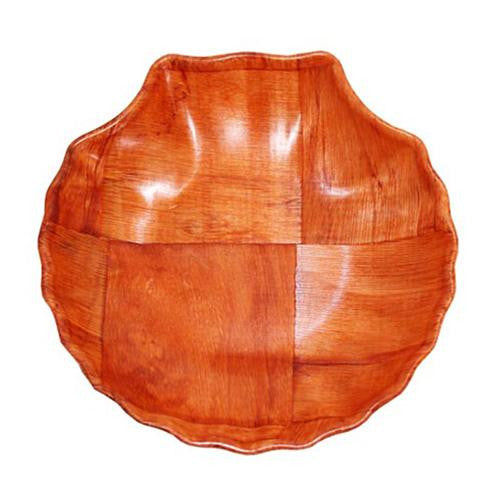 Small Cottonwood Shell Shaped Basket - 15 cm