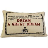 Canvas Cushion Cover - A Great Dream