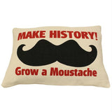 Canvas Cushion Cover - Make HISTORY