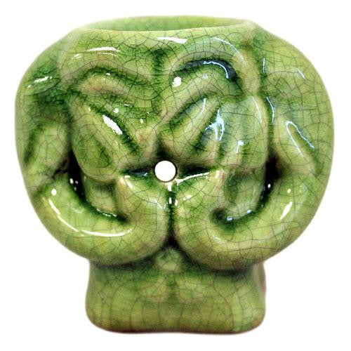 Elephant Green Jade Oil Burner