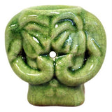 Elephant Green Jade Oil Burner