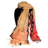 Linen D?cor Scarf - Oranges Combo