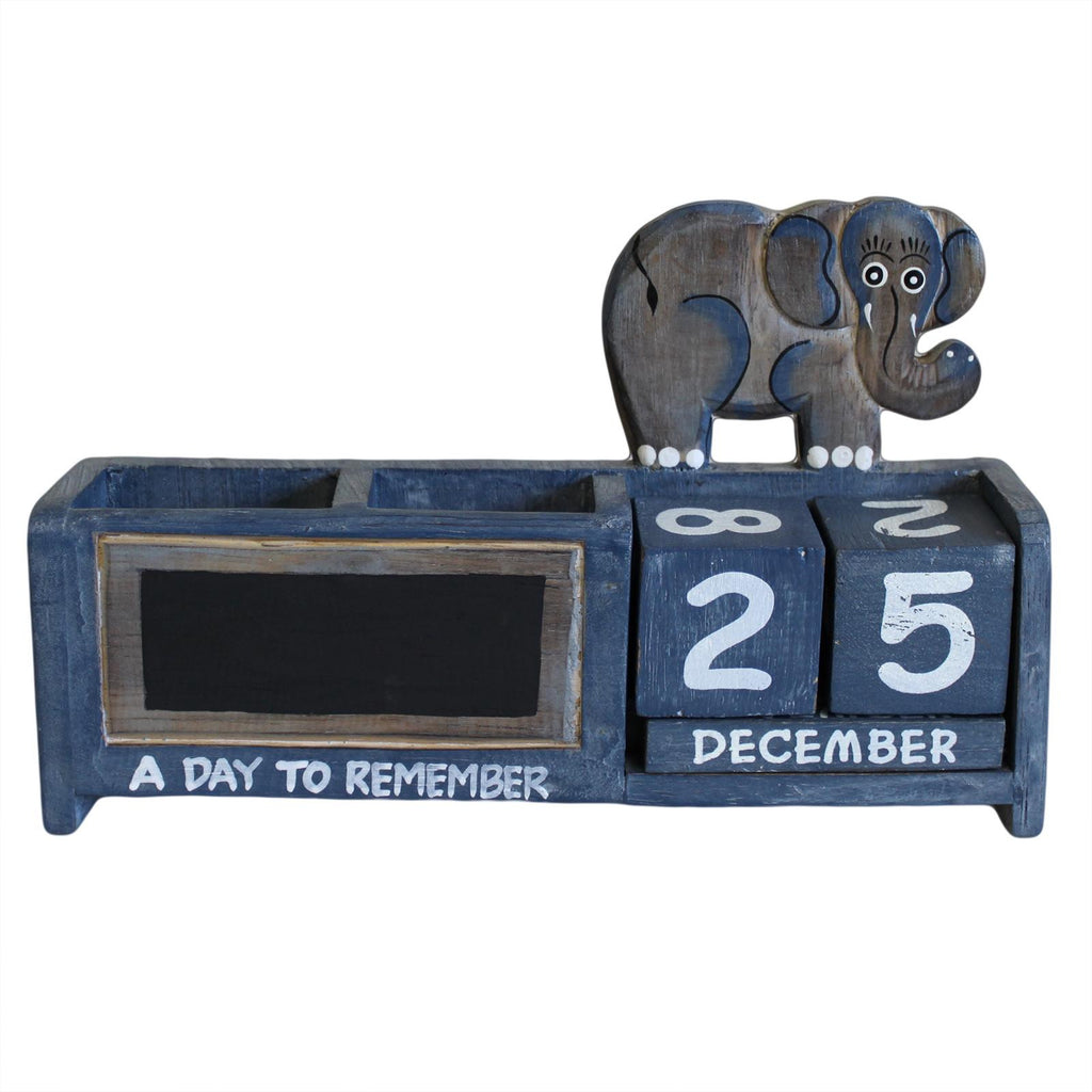 Day to Remember pen holder - Blue Elephant