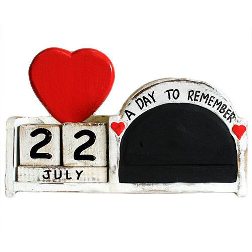 Day to Remember pen holder - Arch Blackboard - Whitewash