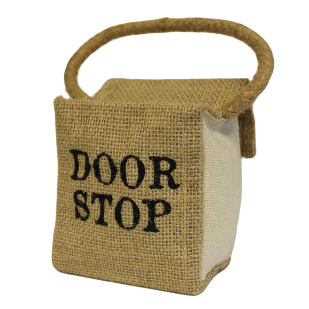 Sm Sq Cotton & Jute - DOOR STOP