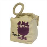 Small Sq Cotton Door Stop - Lavender