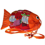 Recycled Handmade Fish Bags - Orange