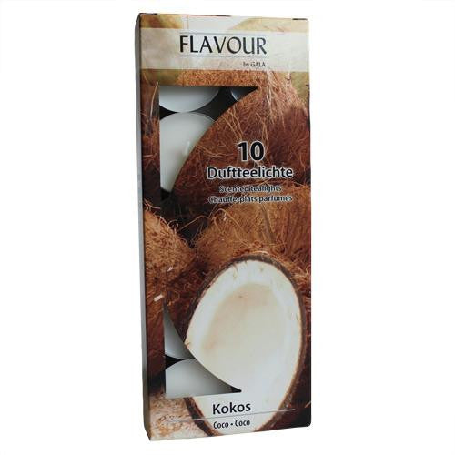 Scented Nightlights - Coconut - 10 Per Pack