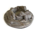 Antique Terracotta - Gecko Candle Holder - Chocolate