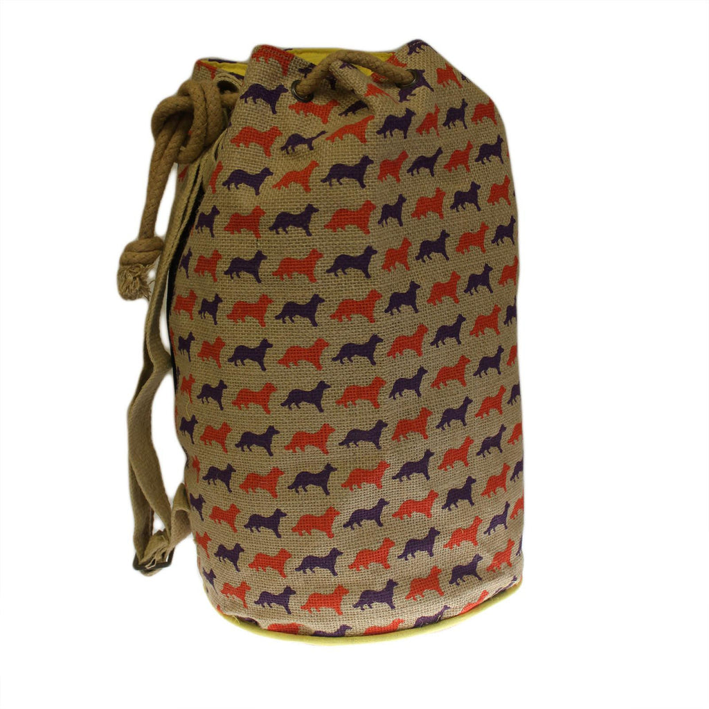 Jute Duffle Bag - Fox