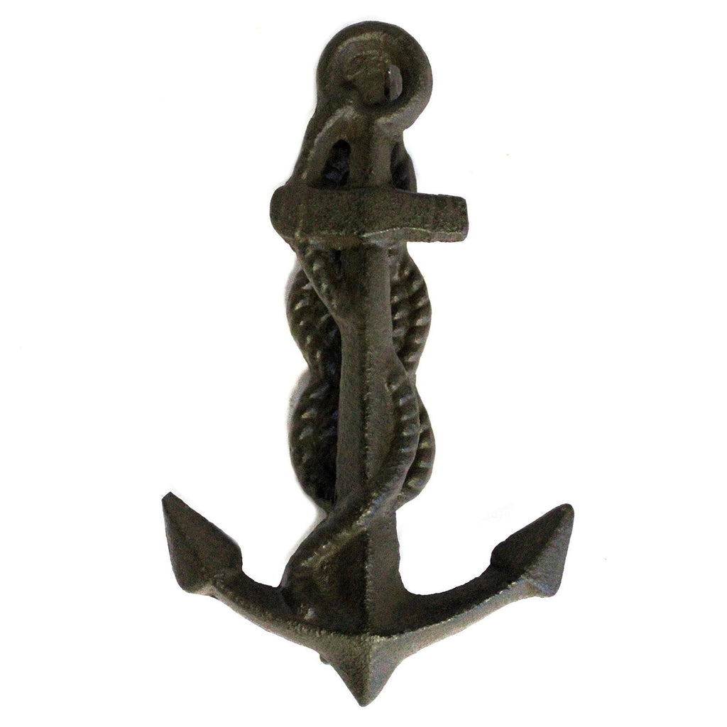 Cast Iron Knocker - Anchor - Natural