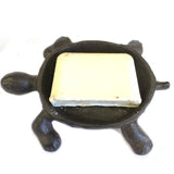 Cast Iron Soap Dish - Turtle - Natural