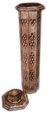 300mm Hexagonal Sheesham Wood Incense Tower Smoke Box