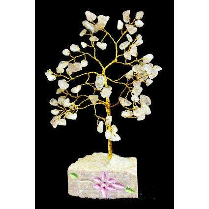 Rose Quartz Gemstone Tree (80 Stone)