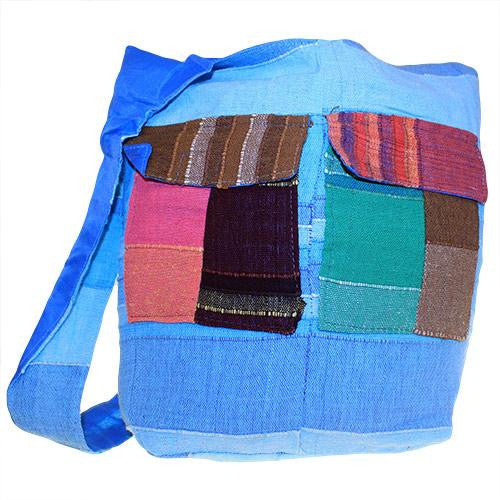 Ethnic Bag - Multi Patch - Blues