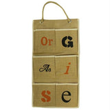 Jute Organiser 6 pockets - Organise