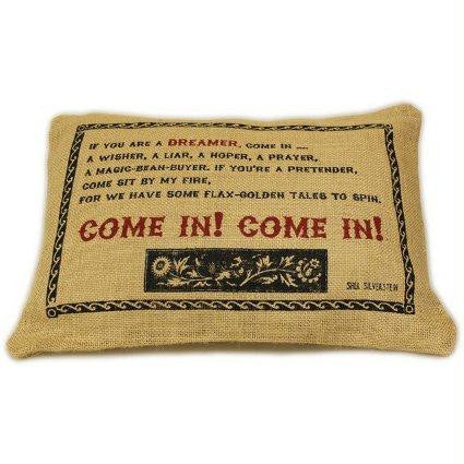 Jute Cushion Cover - Come In!