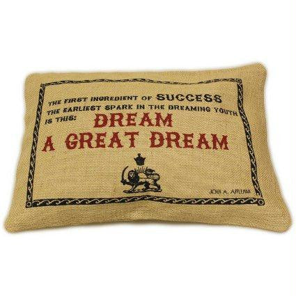 Jute Cushion Cover - Great Dream