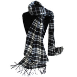 Men in Tartan Scarf - Mr Black & White