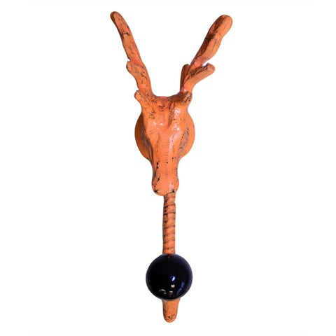 Metal Hook - Stag - Orange