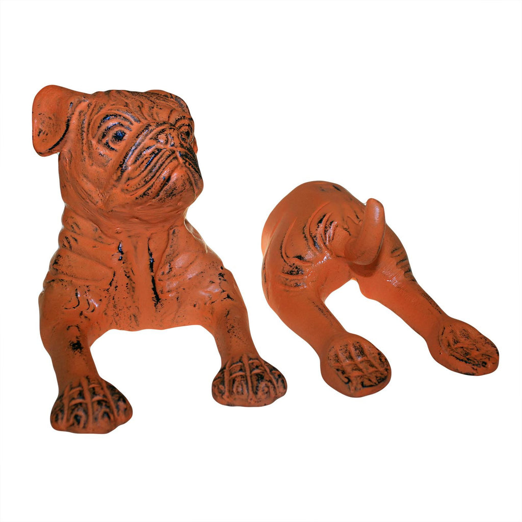 Metal Hook - Bull Dog in 2 parts - Orange