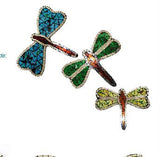 Dragonfly Mirrors Multi Colour (Set of 3)